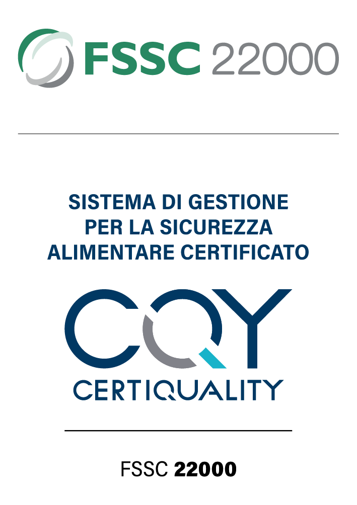 Certificazione del sistema di sicurezza alimentare 22000Scarica PDF