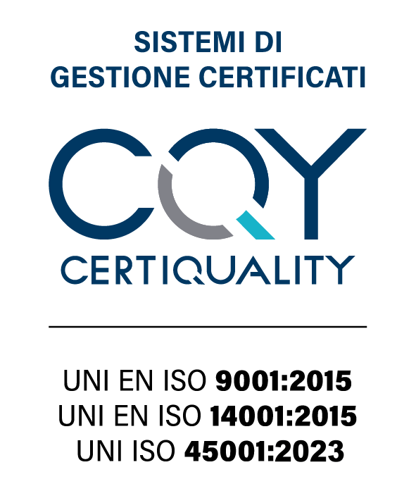 UNI EN ISO 9001:2015Download PDFUNI EN ISO 14001-2015Download PDFUNI EN ISO 45001-2023Download PDF